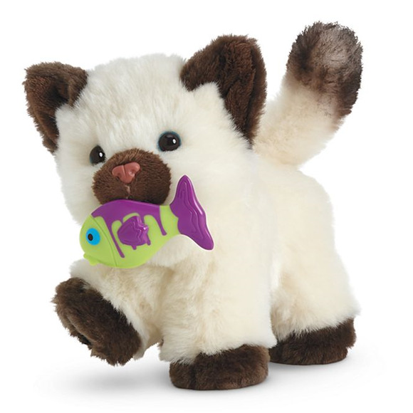 American Girl Doll Marisol PET HIMALYAN KITTEN + CAT SET (2) Rascal Fish Toy BAG - Picture 3 of 6